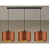 Home Sweet Home Lampenschirm Velvet (Braun-Gold, E27, 30 x 30 x 20 cm) | BAUHAUS