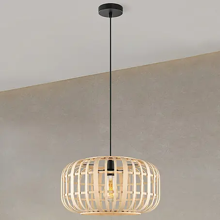 Home Sweet Home Bamboo Pendelleuchte