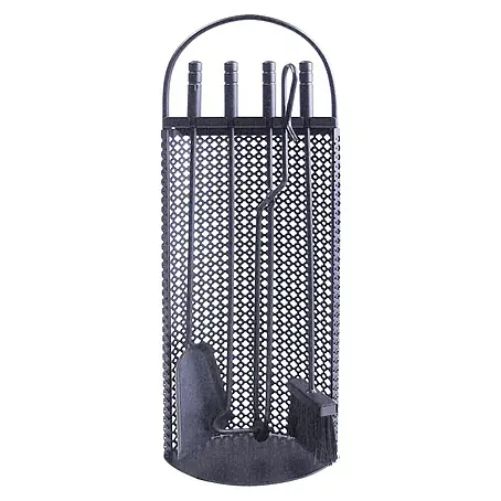 Imex El Zorro  Juego de utensilios para chimenea Malla Antigua