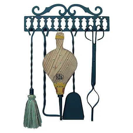 Imex El Zorro  Juego de utensilios para chimenea