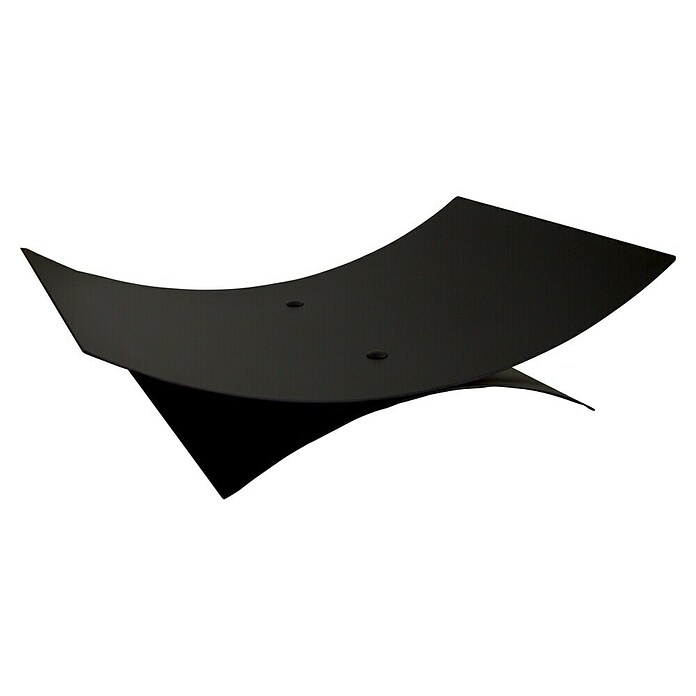 Imex El Zorro Cesta para leña Ovalada (40 x 56 x 14 cm, Hierro, Negro) | BAUHAUS