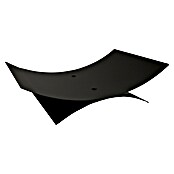 Imex El Zorro Cesta para leña Ovalada (40 x 56 x 14 cm, Hierro, Negro) | BAUHAUS