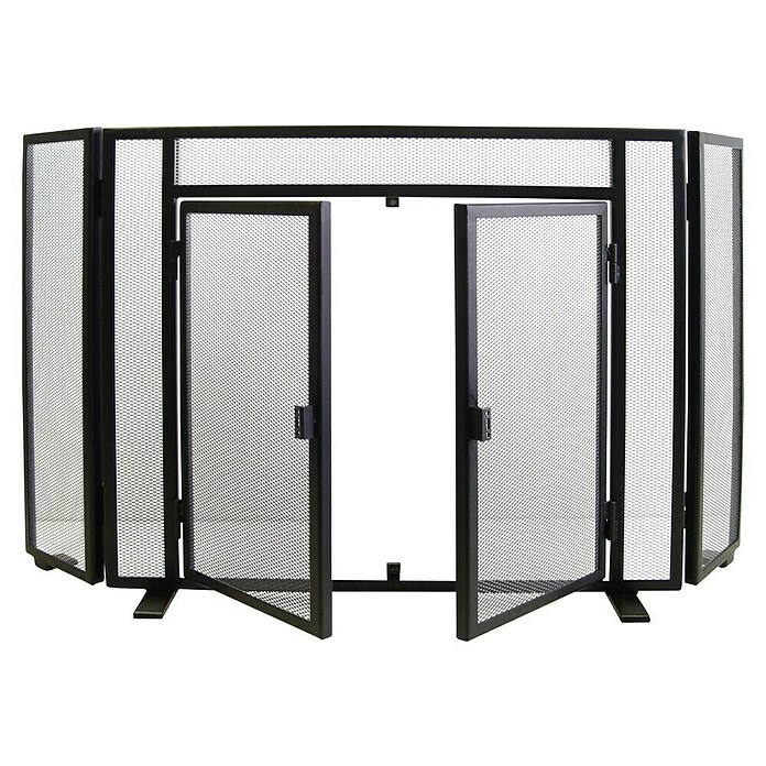 Imex El Zorro Salvachispas plegable con puertas (An x Al: 123 x 68 cm, Negro) | BAUHAUS