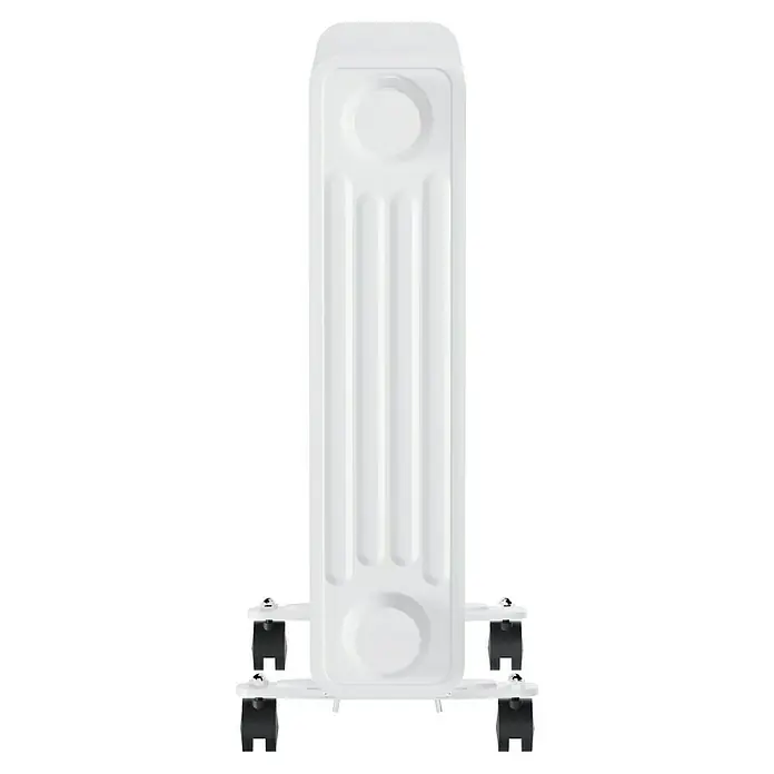 Voltomat HEATING Ölradiator - 2.000 W, Raumgröße bis ca. 20 m², Weiß - Weißer Heizkörper mit Rollen für den einfachen Transport. Ideal, um jeden Raum schnell und effizient zu erwärmen.