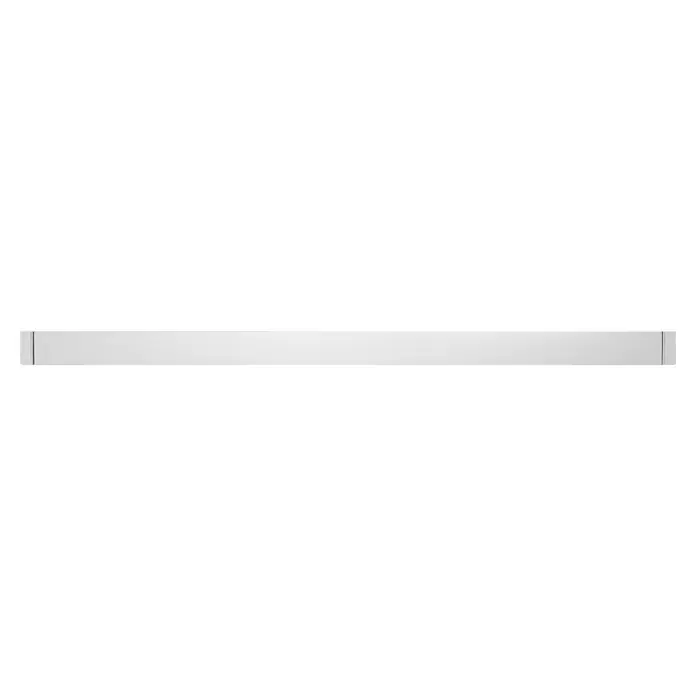 Ledvance LED-Unterbauleuchte Linear Shelf - Länge: 60 cm, Warmweiß - Ein minimalistisches, rechteckiges, weißes Produkt mit schlanken, schwarzen Akzenten für einen modernen Look.