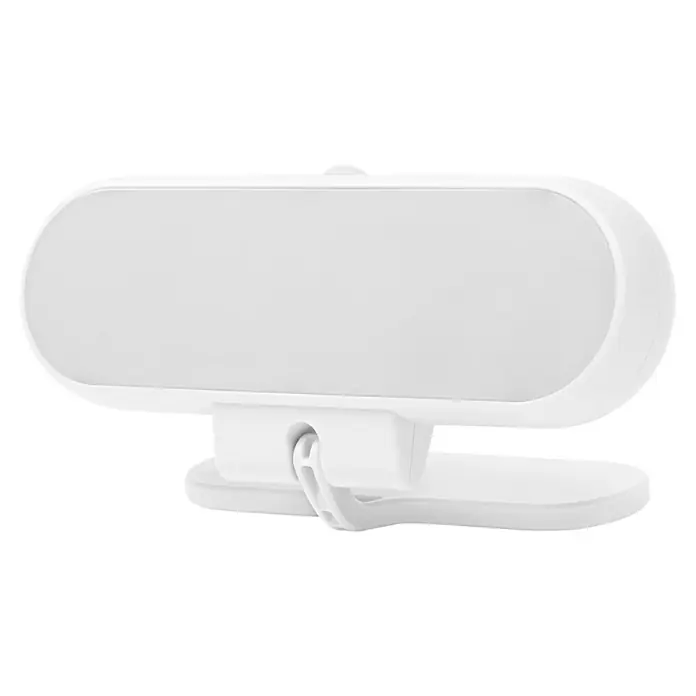 Ledvance LED-Unterbauleuchte Linear Mobile Tilt Sensor - Länge: 18,6 cm, Kaltweiß - Eine moderne, weiße LED-Schreibtischlampe mit abgerundetem Design und verstellbarem Fuß für optimale Beleuchtung.