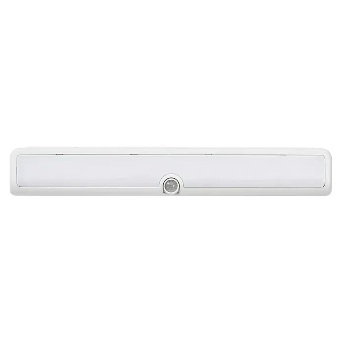 Osram LED-Unterbauleuchte Linear Flip - L x B x H: 30,5 x 4,9 x 2,6 cm, Lichtfarbe: Warmweiß - Eine weiße LED-Lichtleiste mit Bewegungsmelder für Schränke, Regale oder als Unterbauleuchte. Energiesparend und praktisch.