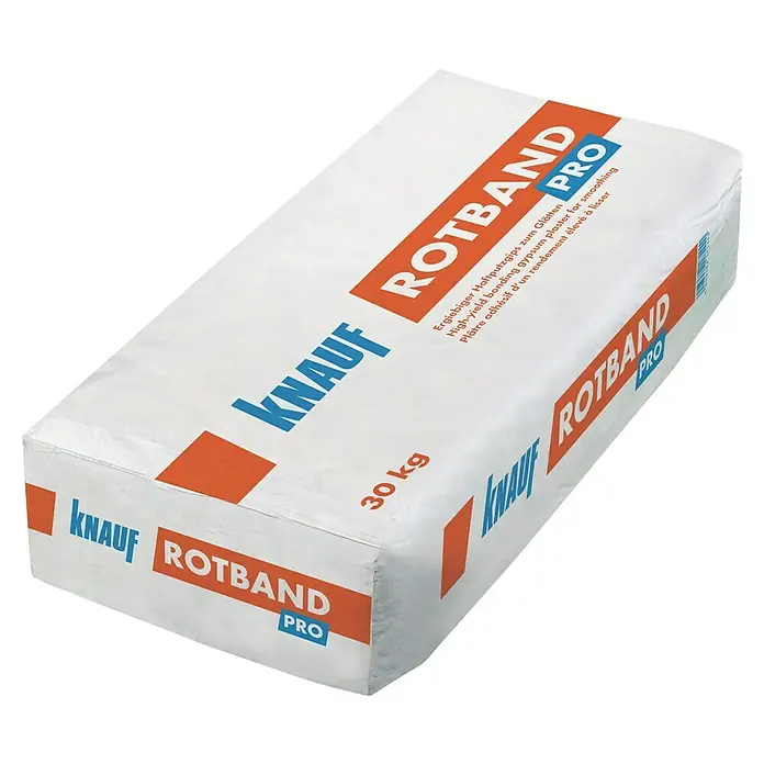 Knauf Rotband Haftputzgips Pro - 30 kg - Sack Knauf Rotband Pro Putz.