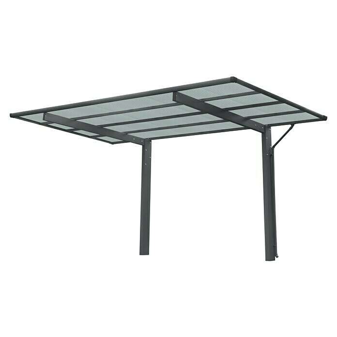 Ximax Carport (L x B x H: 5,31 x 2,75 x 2,83 m, Einzelcarport, Anthrazit) | BAUHAUS