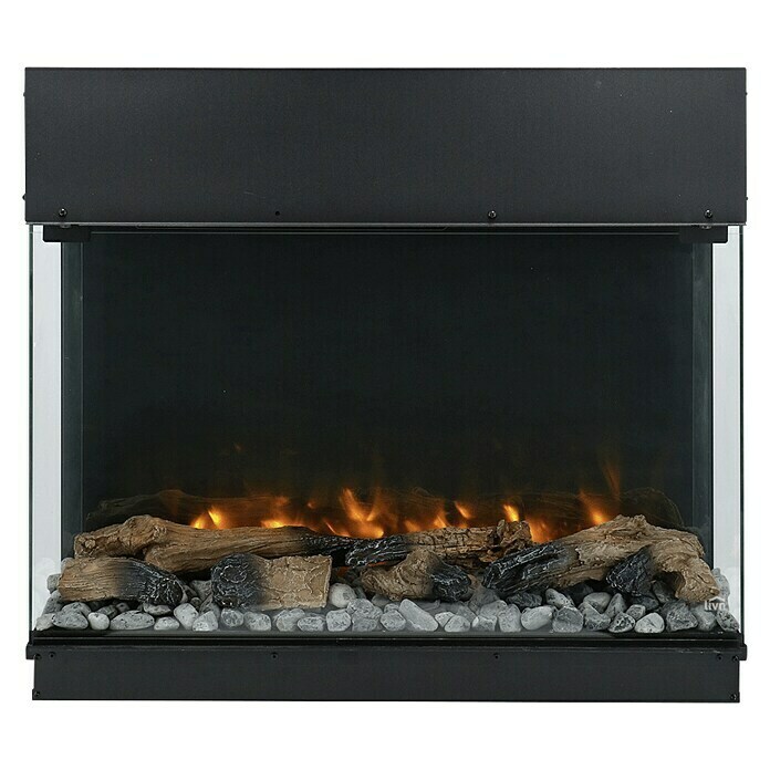 Livn Elektrische haard Duvin WiFi (Zwart, 2.000 W, 30,2 x 75,4 x 62,7 cm) | BAUHAUS