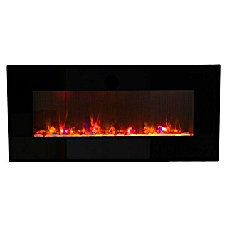 Livin'flame Elektrische haard Dublin (Zwart, 2.000 W, 11,9 x 120 x 58 cm)