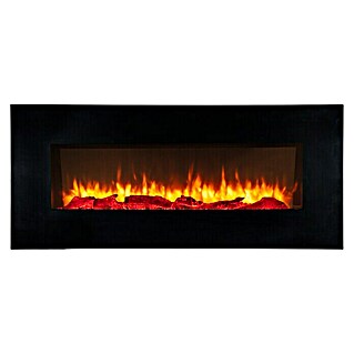 Livin'flame Elektrische haard Nottingham (Zwart, 2.000 W, 13,8 x 128 x 55 cm)