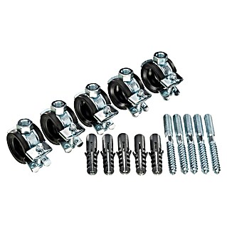 8 Stuks Buisklemmen 3/4 Inch — Metalen Klemmen Voor Buizen, Slangen En Kabels | Doe-het-zelf Gereedschapsset