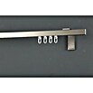 Expo Ambiente Gardinenprofil Smart Set (Einläufig, Edelstahloptik, 200 cm)