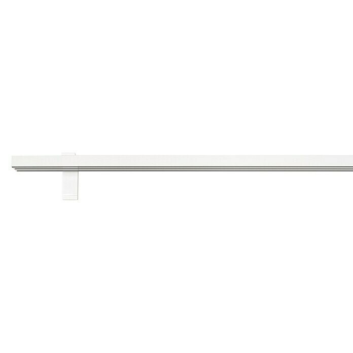 Expo Ambiente Gardinenprofil Smart Set (Dreiläufig, Weiß, 210 cm)