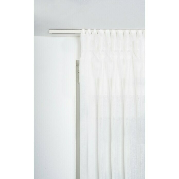Expo Ambiente Gardinenprofil Smart Set (Einläufig, Weiß, 160 cm)