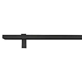 Gardinenprofil Smart-Set (Anzahl Läufe: 3 Stk., Schwarz, 210 cm)