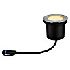 Paulmann Plug & Shine Bodeneinbauleuchte Floor insektenfreundlich (9,8 cm, Bernstein, IP67, Silber) | BAUHAUS
