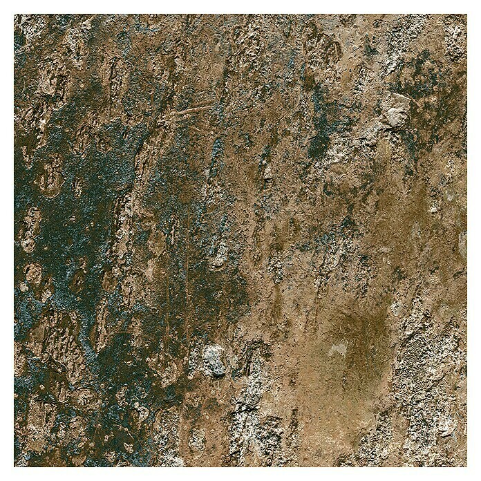Pavimento cerámico Clift (33,3 x 33,3 cm, Oxidado, Efecto piedra)