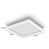 Philips Hue LED-Panel Surimu (24,8 W, L x B x H: 30 x 30 x 4,6 cm, Weiß, Opal, RGBW) | BAUHAUS