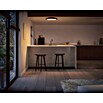 Philips Hue LED-Panel rund Aurelle (21 W, Ø x H: 39,5 x 4,7 cm, Schwarz, Schwarz, Warmweiß) | BAUHAUS