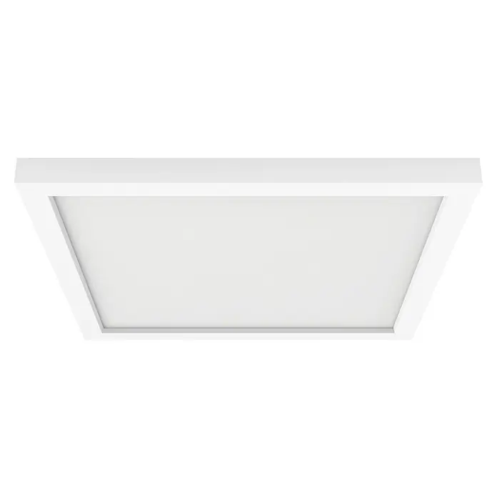 Philips Hue LED-Panel White & Color Ambiance Surimu - Classic - 24,8 W, L x B x H: 30 x 30 x 4,6 cm, Weiß, Opal, RGBW - Quadratische LED-Deckenleuchte in Weiß. Diese moderne Leuchte sorgt für helle, gleichmäßige Ausleuchtung. Ideal für Wohn- und Bürobereiche.