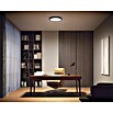 Philips Hue LED-Panel rund Aurelle (21 W, Ø x H: 39,5 x 4,7 cm, Schwarz, Schwarz, Warmweiß) | BAUHAUS