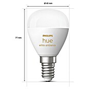 Philips Hue Smart-LED-Lampen Set White Ambiance Tropfen (E14, Dimmbar, Neutralweiß, 470 lm, 5,1 W, 1 Stk.) | BAUHAUS