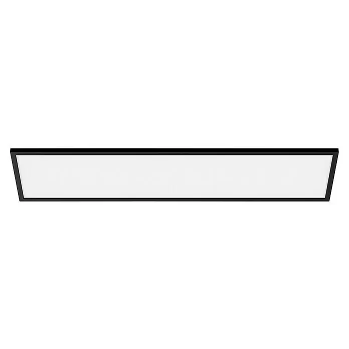 Philips Hue LED-Panel Aurelle39 W, L x B x H: 120 x 30 x 4,6 cm, Schwarz, Warmweiß
