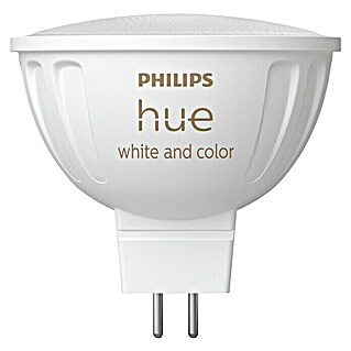 Philips Hue LED-Lampe White & Color Ambiance MR16 (GU5,3, Dimmbarkeit: Dimmbar, 350 lm, 5,1 W)