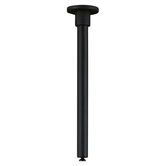 Paulmann URail Schienenabhängung - Länge: 10,5 cm, Schwarz-matt - Schwarze Möbelfüße: Ein elegantes, schlankes Design für moderne Möbel mit einer soliden, runden Basis für Stabilität.