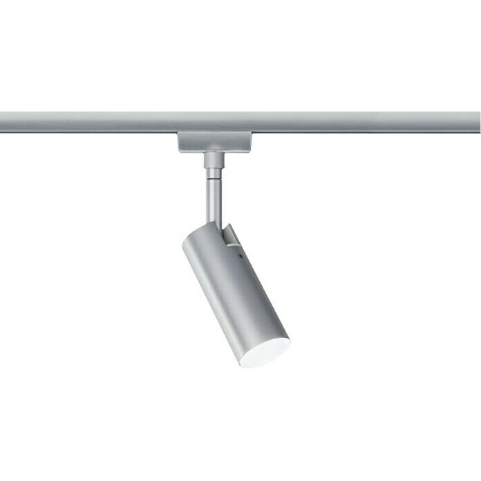 Paulmann URail LED-Spot Tubo (L x B x H: 10,5 x 4,2 x 18,6 cm, Chrom-matt, Neutralweiß) | BAUHAUS