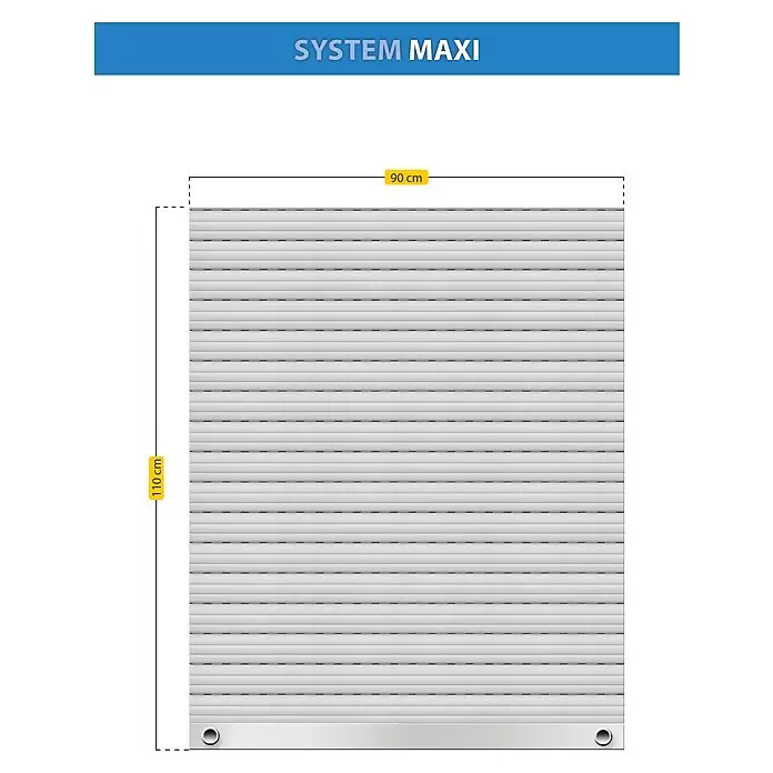 Schellenberg Rollladenpanzer MAXI90 x 110 cm, Achatgrau