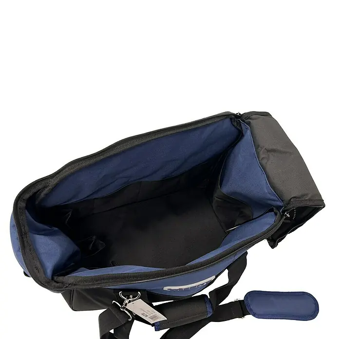 Wisent Bolsa para herramientas BASTB3 - No incluye herramientas, Azul/Negro/Gris - Bolso tote abierto azul y negro con bolsillos interiores y correa de transporte, ideal para viajes o uso diario.