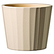 Soendgen Keramik Übertopf rund Umea Barista (Außenmaß (Ø x H): 13 x 11 cm, Hafer, Keramik, Matt) | BAUHAUS