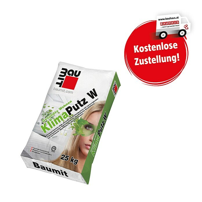 Baumit Leichtputz KlimaPutz W (25 kg, Körnung: 1 mm)