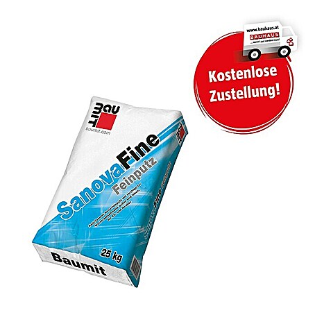 Baumit Feinputz SanovaFine (25 kg, Körnung: 0 mm - 1 mm)