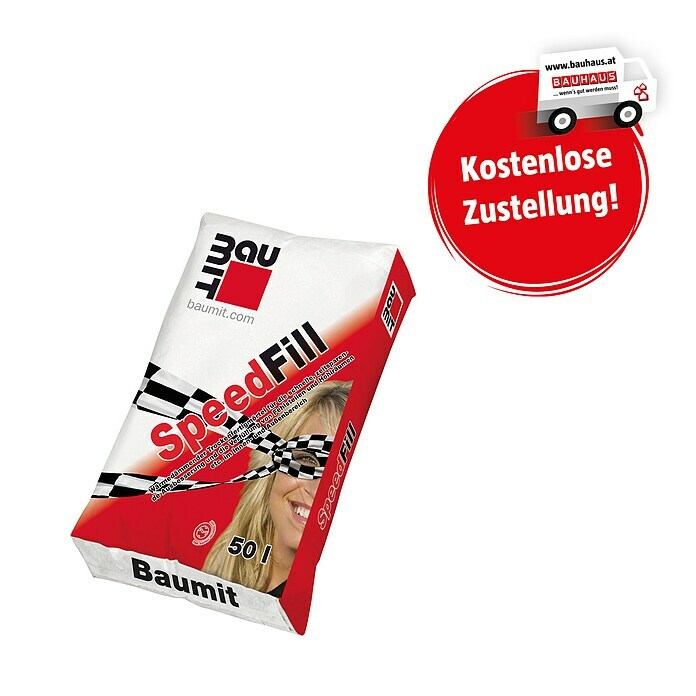 Baumit Schnellmontagemörtel SpeedFill (50 l, Körnung: 0 - 3 mm)