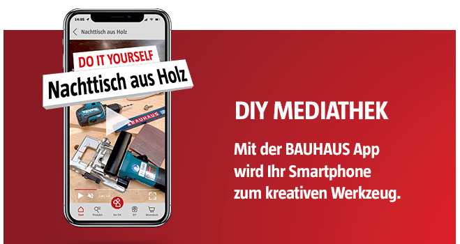 DIY Mediathek Bauhaus App