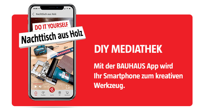 DIY Mediathek Bauhaus App