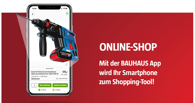 Bauhaus App Online shop
