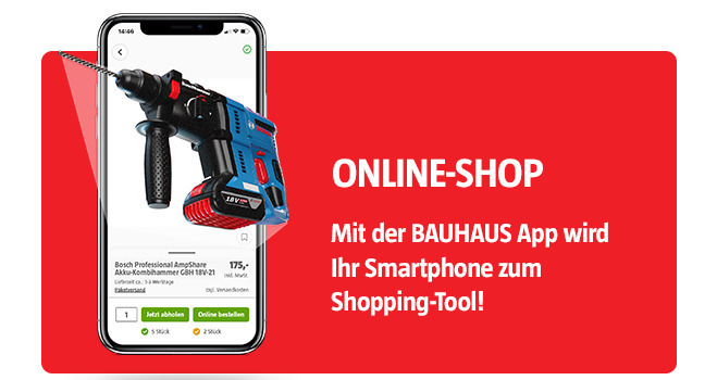 Bauhaus App Online shop