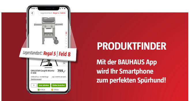 Produktfinder Bauhaus App