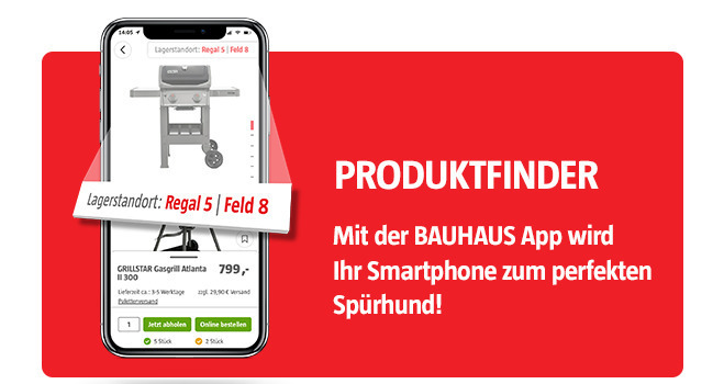 Produktfinder Bauhaus App