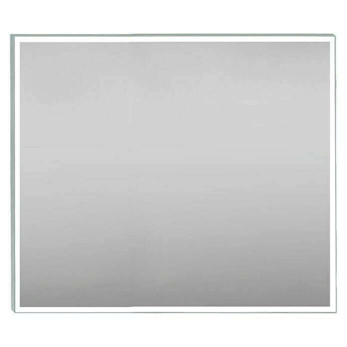 Camargue Espejo con luz (120 x 80 cm, Plateado) | BAUHAUS
