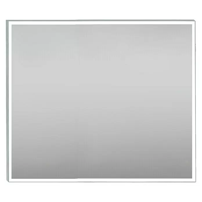 Camargue Espejo con luz - 120 x 80 cm, Plateado - Marcador de posición rectangular gris claro con un borde interior blanco y un borde exterior gris fino.