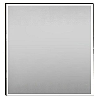 Camargue Espejo con luz Anais (80 x 80 cm, Negro)