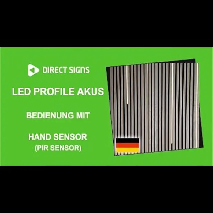 Direct Signs Schalter Touch - Schwarz, 2 x 2 x 2 cm - Direct Signs - LED PROFILE COB AKUS - HAND SENSOR (PIR SENSOR) - DE
