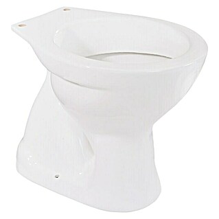 Stand-WC (Mit Spülrand, Spülform: Tief, WC Abgang: Senkrecht, Weiß)