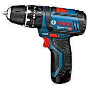 Bosch Professional Taladro atornillador percutor de batería (12 V, 2 baterías, 2 Ah, Número de revoluciones de marcha en vacío: 0 r.p.m. - 1.300 r.p.m.)